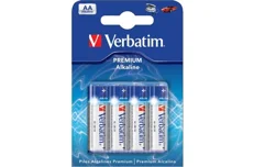 Produktbild för Verbatim Batterier AA(LR06), 4-pack, Alkaline, 1,5V