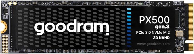 Produktbild för GOODRAM PX500 512GB SSD - M.2 NVME - PCI Express 3.0 x4 - Renoverad produkt