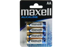 Produktbild för Maxell batterier, AA (LR06), Alkaline, 1,5V, 4-pack
