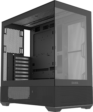 Produktbild för Sama V40E Black ATX Mid-tower Case