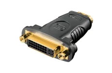 Produktbild för Deltaco HDMI 19-pin hona till DVI-D hona