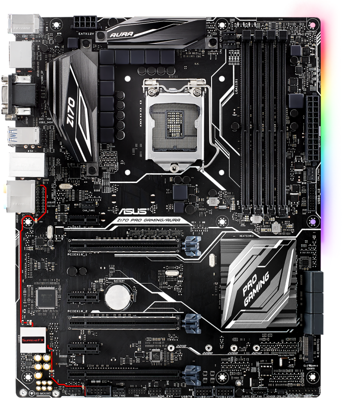 Produktbild för ASUS Z170 PRO GAMING Aura - Socket 1151 Skylake - Renoverad produkt
