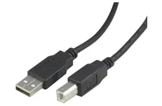 Produktbild för Deltaco USB 2.0 kabel Typ A hane - Typ B hane 5m, svart