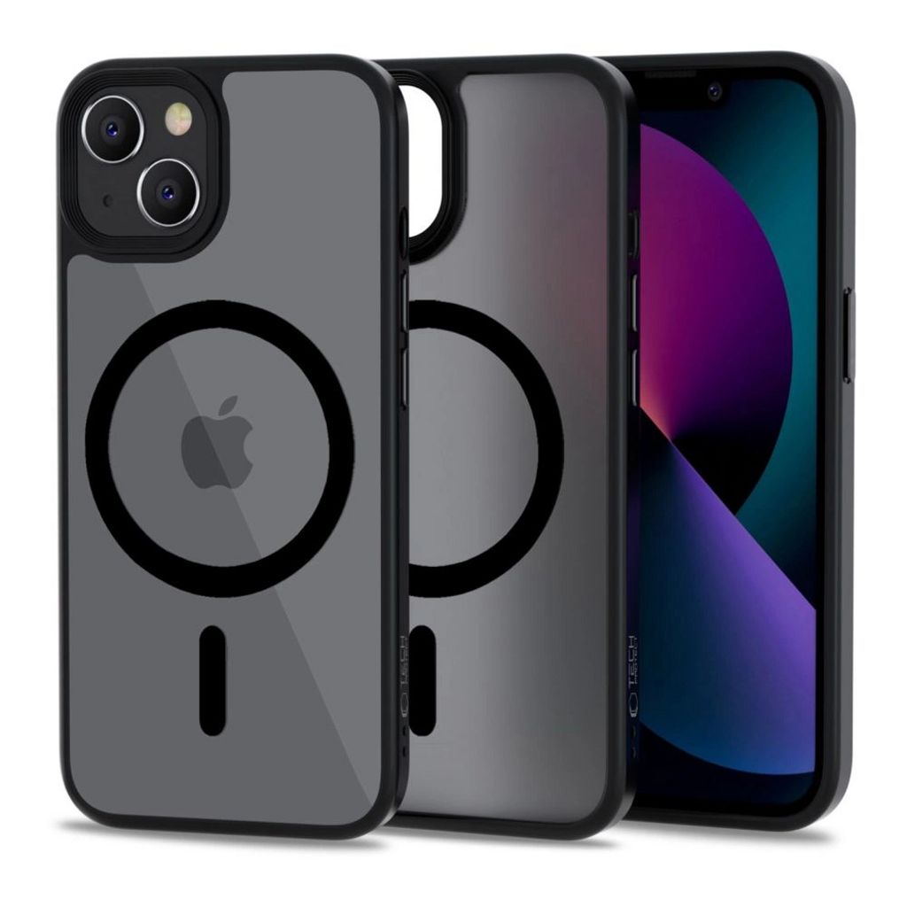 Produktbild för Tech-Protect MagMat MagSafe skal för iPhone 13 Mini - Matt Svart