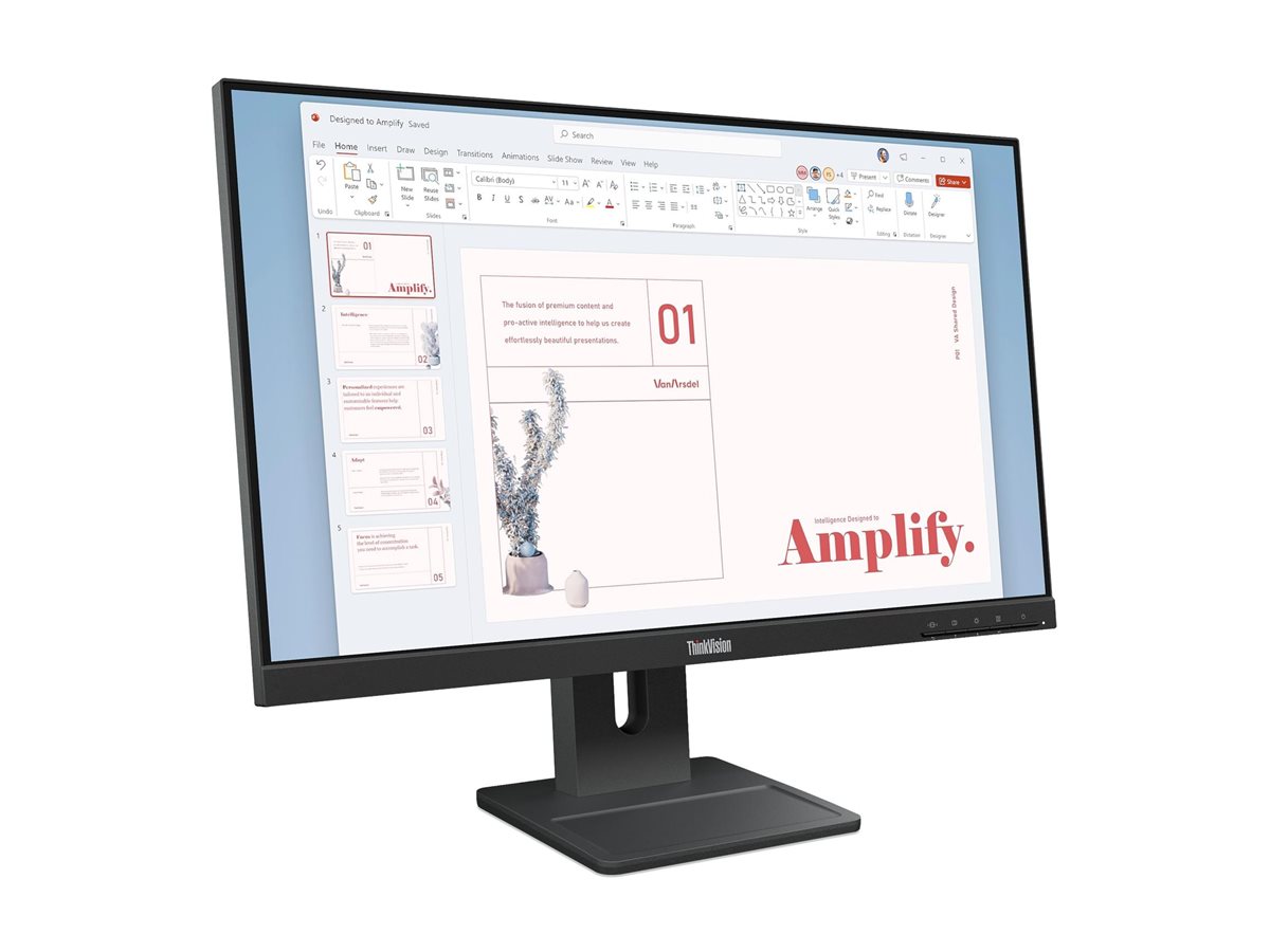 Produktbild för Lenovo ThinkVision E24-40 - 23.8" - FullHD - IPS - 100Hz - Högtalare