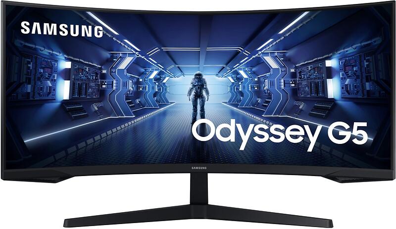 Produktbild för Samsung C34G55TWWP Odyssey G5 - 34" - 3440 x 1440 - 165Hz - Ultra Wide - Grade B