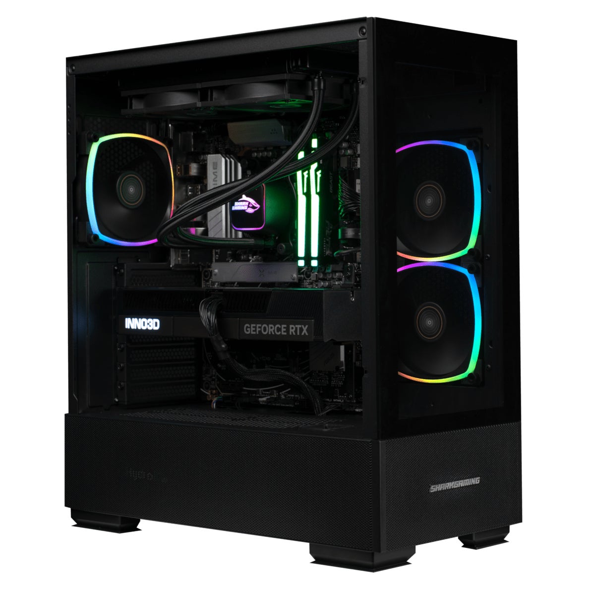 Produktbild för Sharkgaming Tsunami - Ryzen 7 9700X - 32GB DDR5 - 2TB SSD - RX 9070 XT - Grade A