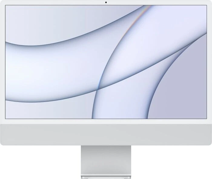 Produktbild för Apple iMac 24 (2021 / A2438) - M1 - 16GB - 512GB SSD - Silver - Grade B