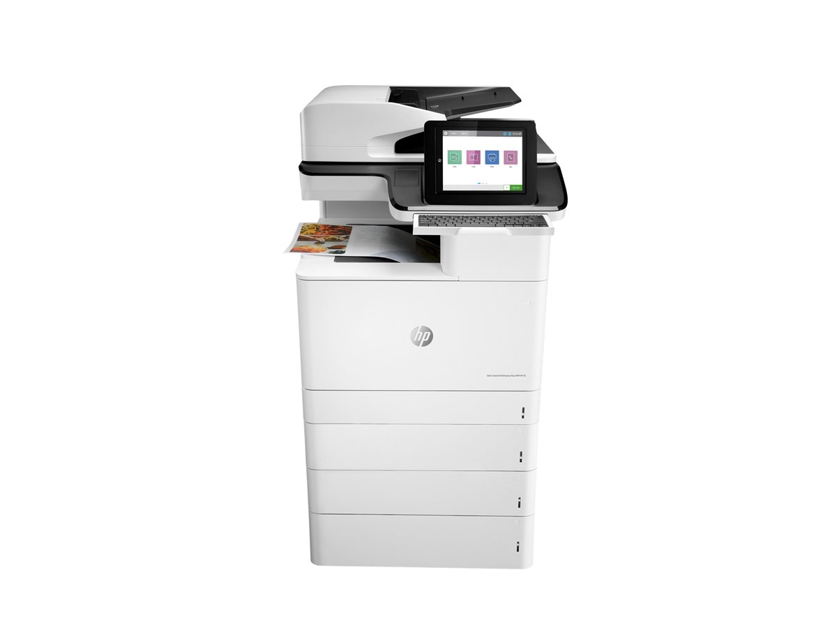Produktbild för HP LaserJet Enterprise Flow MFP M776z - A3 (297x864mm) - 46 sid/min -  2300 sid - LAN, Wi-Fi USB 2.0