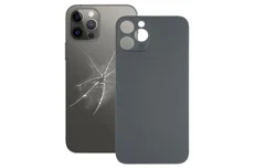 Produktbild för Apple iPhone 12 Pro  - Baksidebyte - Graphite (Glaset)