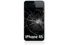 Produktbild för Apple iPhone 4S - Skärm och Glasbyte - Svart
