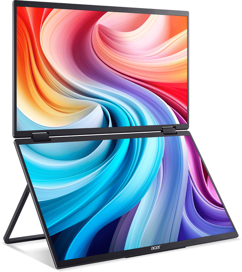 Produktbild för Acer PD163Qsmiuux Portabel Monitor - 15.6" IPS - HDMI - 2st USB-C