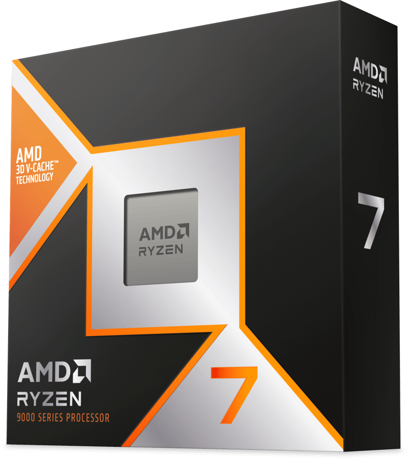 Produktbild för AMD Ryzen 7 9850X3D