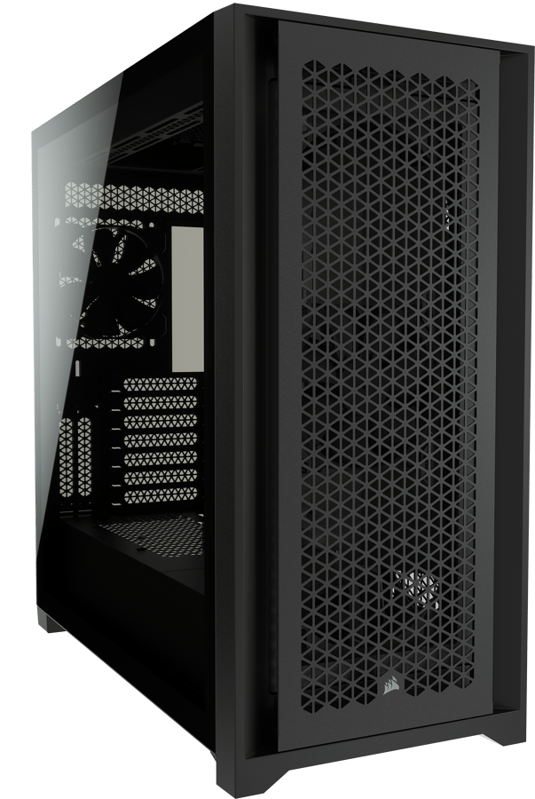 Produktbild för Corsair 5000D Airflow - Black - Tempered Glass - Grade A