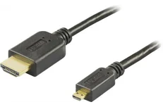 Produktbild för Deltaco HDMI-kabel HDMI - microHDMI 4K - Svart - 5m