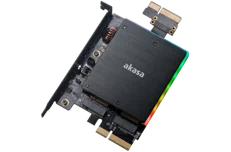 Produktbild för Akasa Dual M.2 PCIe SSD adapter
