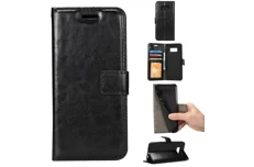 Produktbild för Crazy Horse Plånboksfodral för Samsung Galaxy S8 - Svart