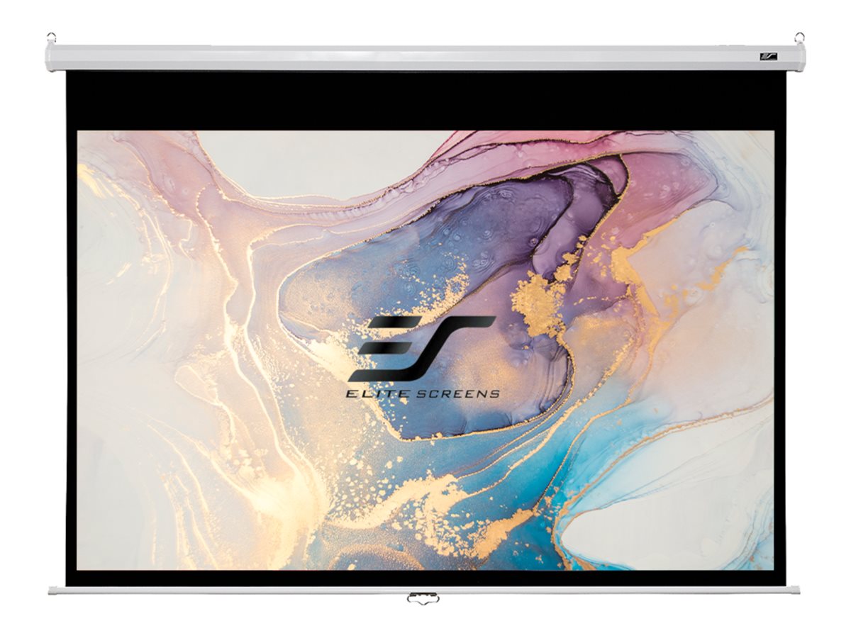 Produktbild för Elite Screen M100XWH - 100" (Höjd 124cm / Bredd: 221cm) - 16:9 - Manuell - Vit