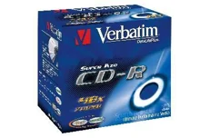 Produktbild för Verbatim CD-R 52X 700MB 10-Pack Jewel Case Crystal