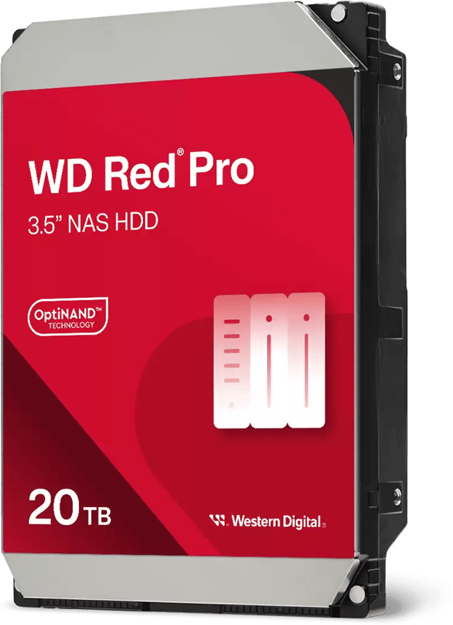 Produktbild för Western Digital Red Pro 20TB - 3.5" - 7200rpm - 512MB Cache