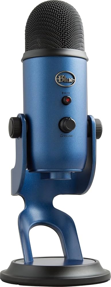 Produktbild för Logitech Blue Yeti Mikrofon - Blå - Grade A