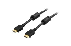 Produktbild för Deltaco HDMI-kabel - hane -hane - 0,5m - 4K 60Hz - Svart