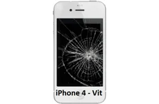 Produktbild för Apple iPhone 4 - (A1332) - Skärm och Glasbyte - Vit