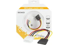 Produktbild för Deltaco strömkabel för Serial ATA hårddiskar