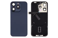 Produktbild för Apple iPhone 15 Pro - Baksidebyte - Blå (Glaset)