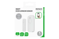 Produktbild för Deltaco Wireless Magnetic Sensor - Wifi - Vit