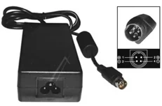 Produktbild för Kompatibelt Strömadapter för LCD / TV / Monitor - 12V - 6,6A - 4pin (1/2=plus, 3/4=minus)