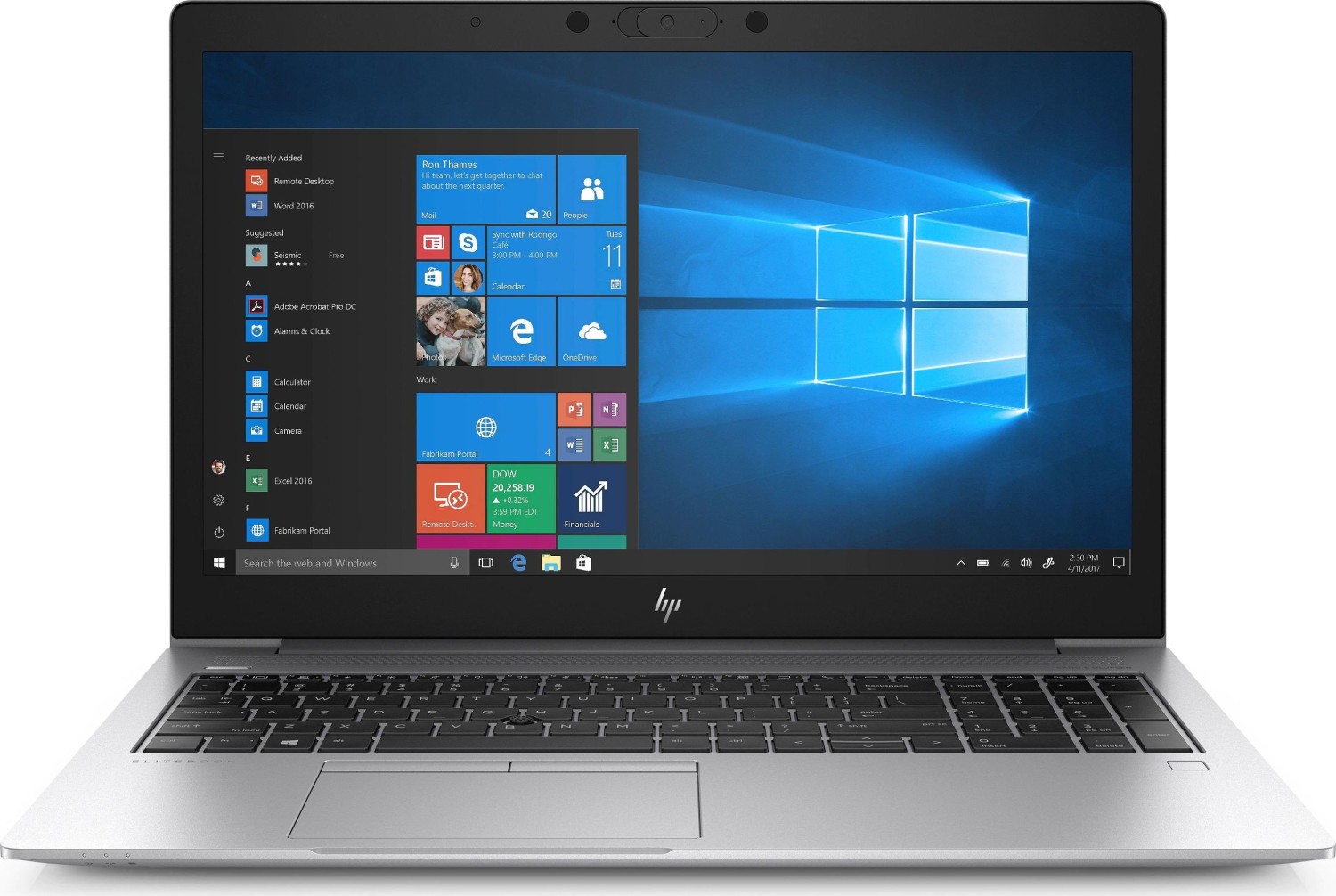 Produktbild för HP EliteBook 850 G6 - 15,6" - Core i5 8265U - 16GB - 256GB SSD - Win 11 Pro - Grade B