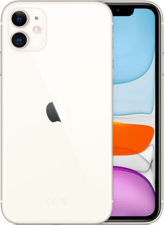 Produktbild för Apple Iphone 11 - 64GB - Vit - Grade B