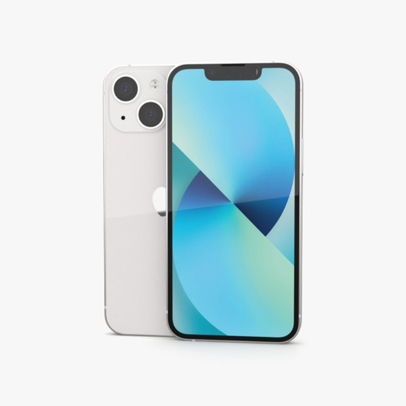 Produktbild för Apple Iphone 13 Mini - 128GB - Starlight - Grade B (inget Face-ID)