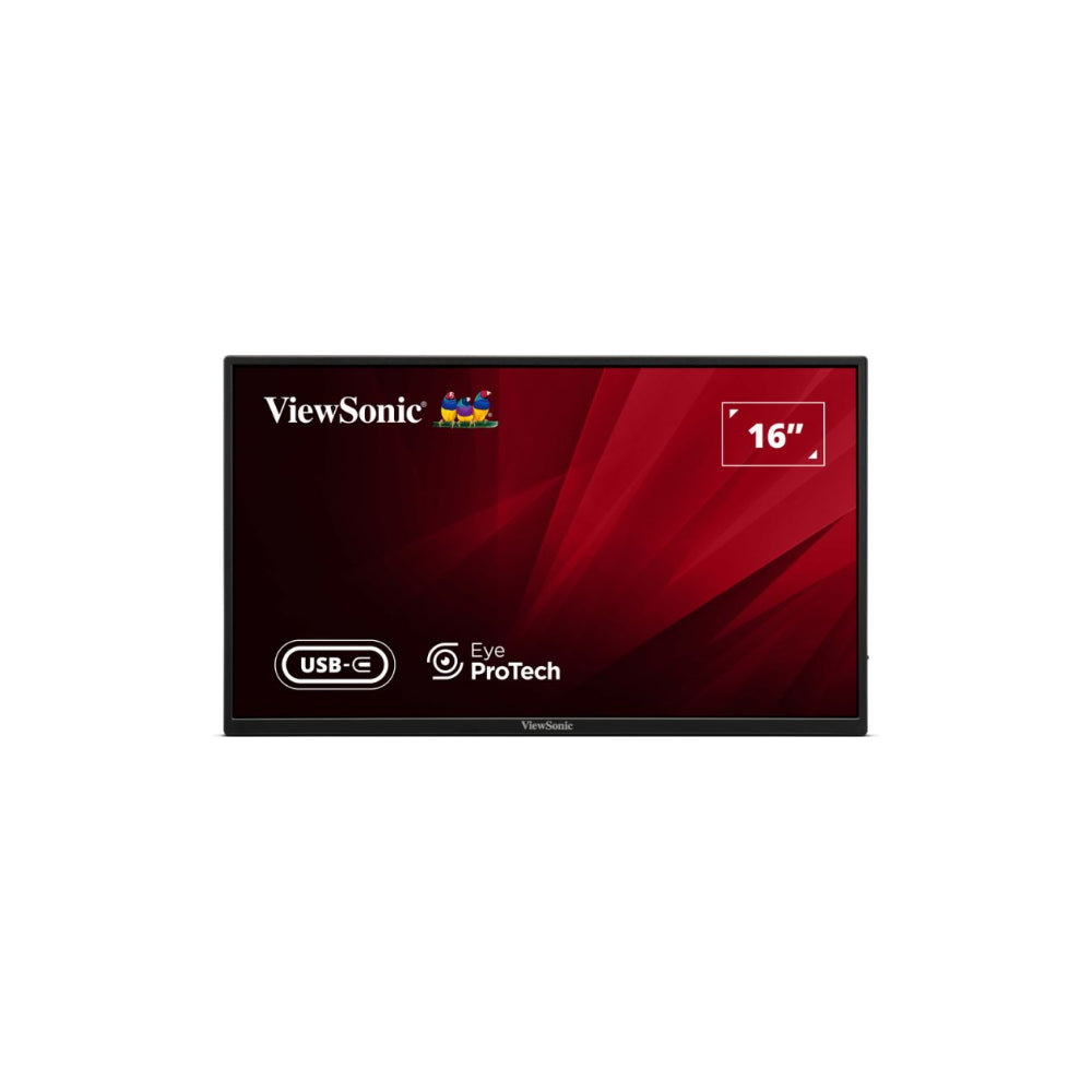 Produktbild för ViewSonic VA1650 - 16" - IPS - FullHD - HDMI - USB-C - Högtalare