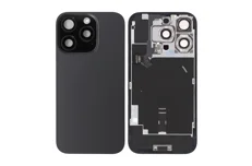 Produktbild för Apple iPhone 16 Pro - Baksidebyte - Svart Titan (Glaset)