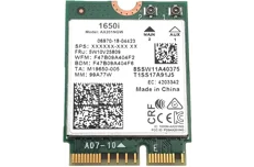 Produktbild för Lenovo Intel Killer 1650i Wifi kort - M.2 2230 - Wifi 6 + Bluetooth - BULK