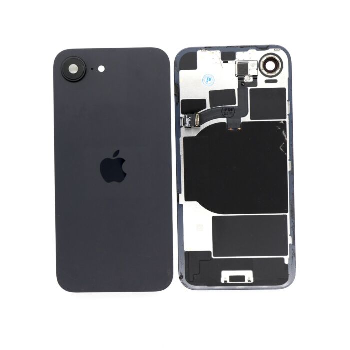 Produktbild för Apple iPhone 16e - Baksidebyte - Svart (Glaset)