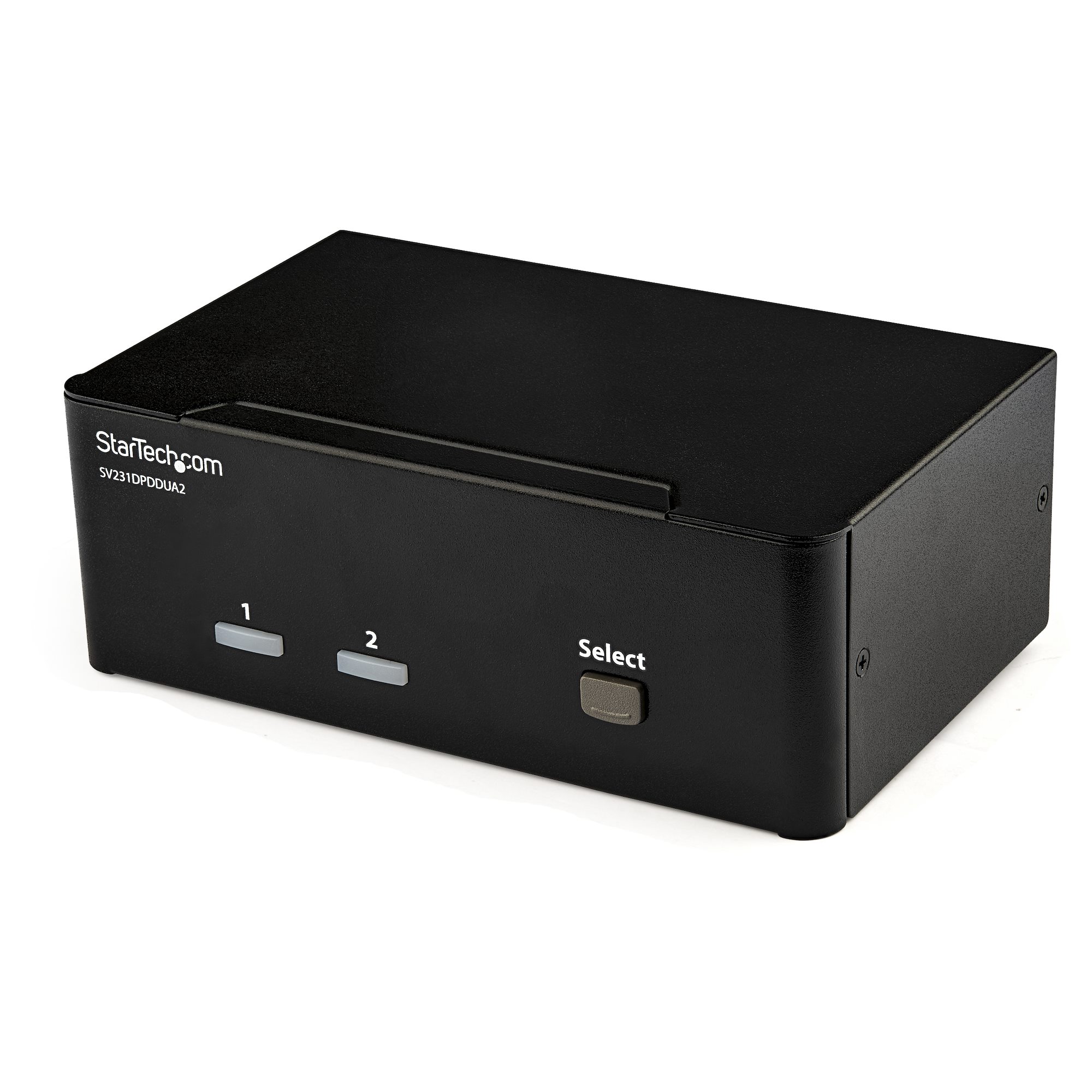 Dual display KVM Switch - 2 datorer  - DisplayPort - 4K 60Hz