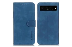 Produktbild för KHAZHEN Google Pixel 7 Pro wallet cover - Blue