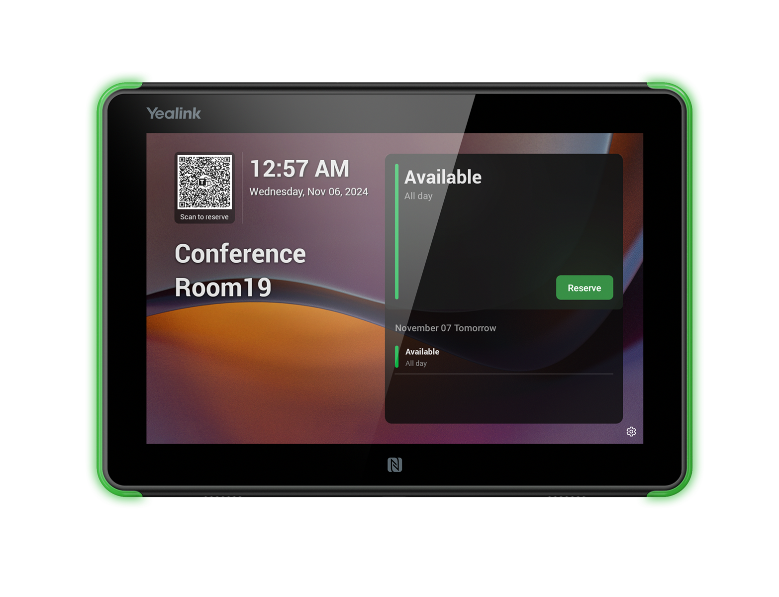 Produktbild för Yealink RoomPanel E2 - 8" - Android 13 - Room Scheduling Panel