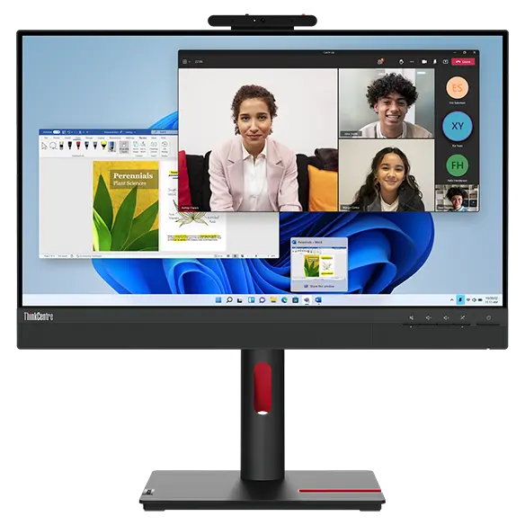 Produktbild för Lenovo ThinkCentre Tiny-in-One 24 G5 - 24" - Touch - IPS - FullHD