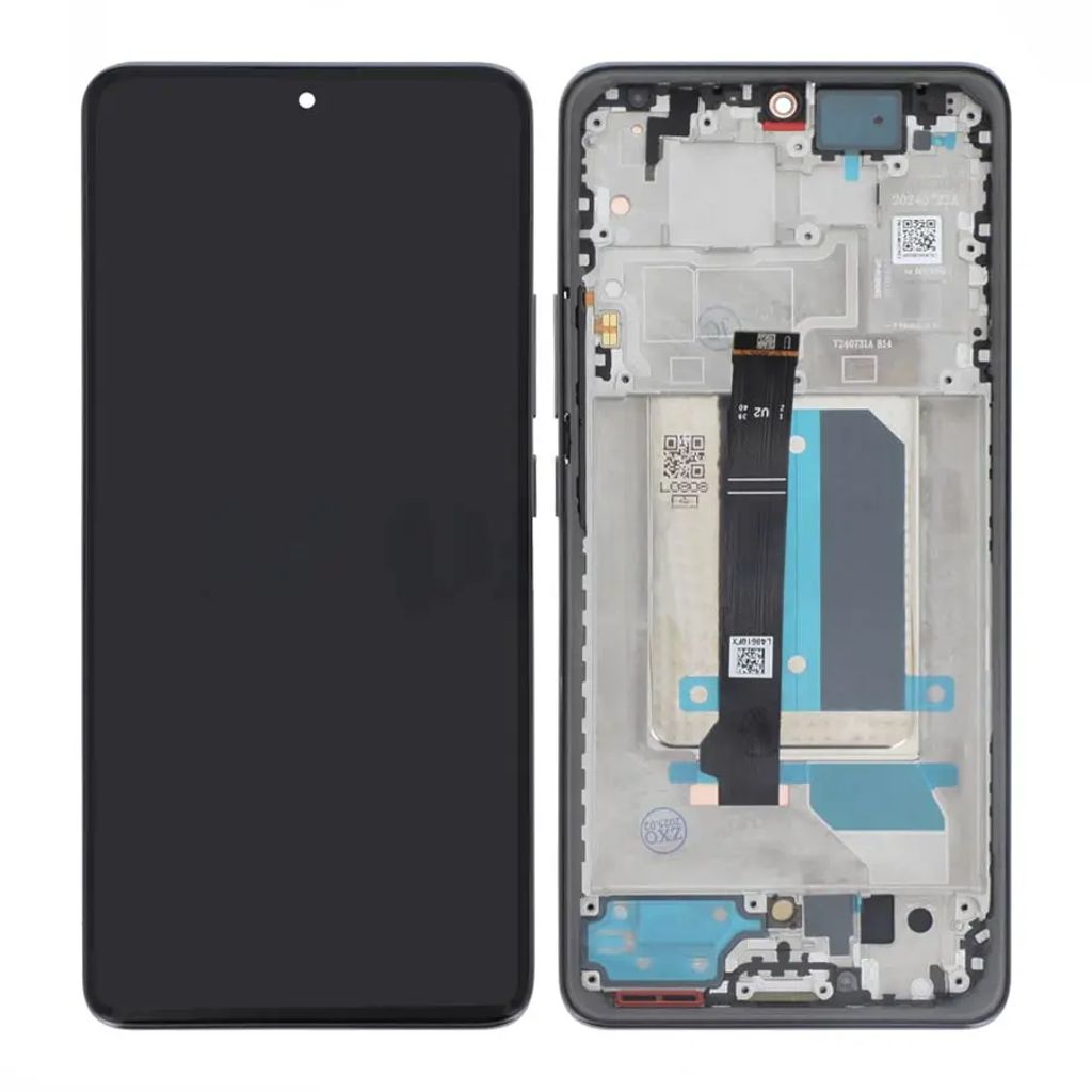 Produktbild för Xiaomi Redmi Note 14 Pro Plus 5G- Glas och displaybyte - Svart