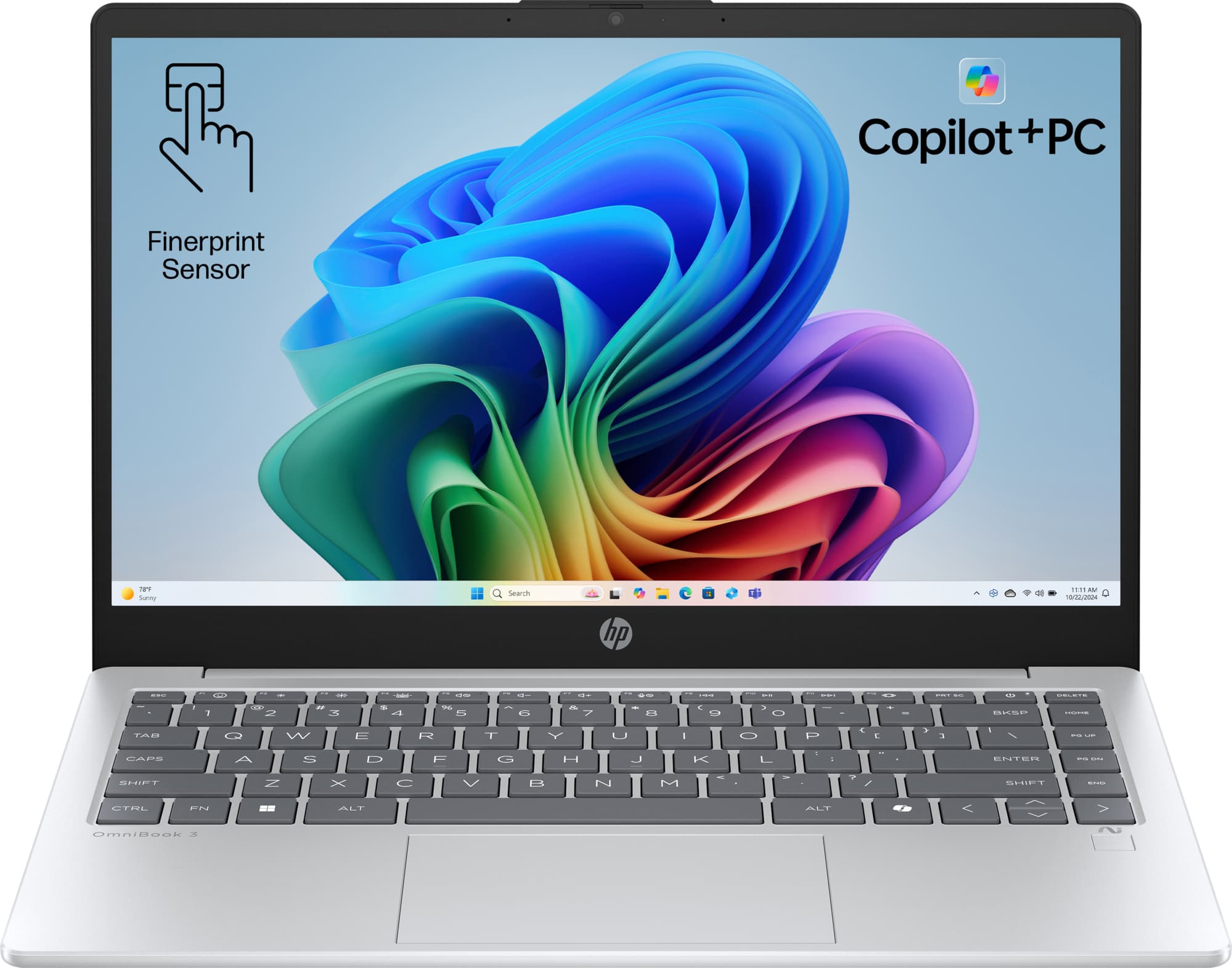 Produktbild för HP OmniBook 3 - 14" - Ryzen AI 5 340 - 24GB - 1TB SSD - Grade A