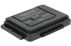 Produktbild för DeLock Omvandlare USB 3.0 till SATA / IDE 3,5" / IDE 2,5" - Svart