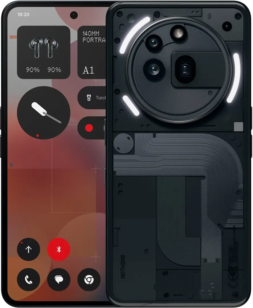 Produktbild för Nothing Phone (3a) Pro - 256GB - Svart - Grade A