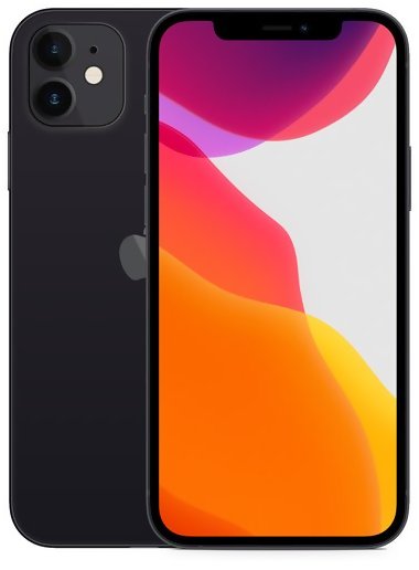Produktbild för Apple Iphone 12 - 64GB - Graphite - Grade C