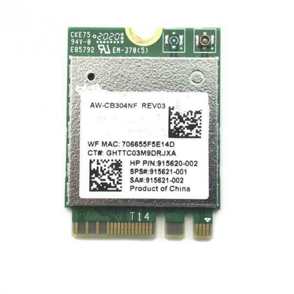 Produktbild för HP Wireless network adapter - 802.11ac - dual-band 2.4GHz & 5GHz - Bluetooth 4.2