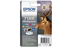 Produktbild för Epson T1306 XL Multipack Gul Cyan Magenta