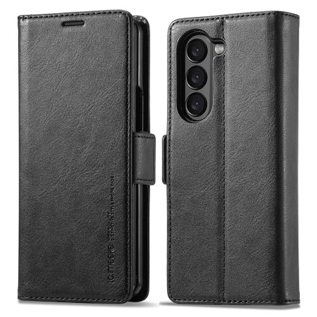 Produktbild för LC.IMEEKE Plåånboksfodral till Samsung Galaxy Z Fold5 - Svart